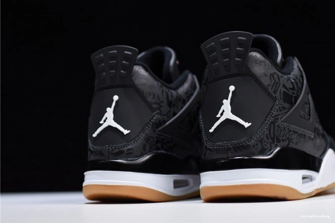 Retro CI1184-001 Black Air Laser Jordan 4 0814